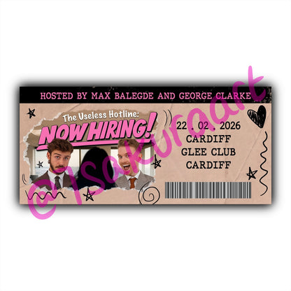 The Useless Hotline 2026 Tour Souvenir Tickets