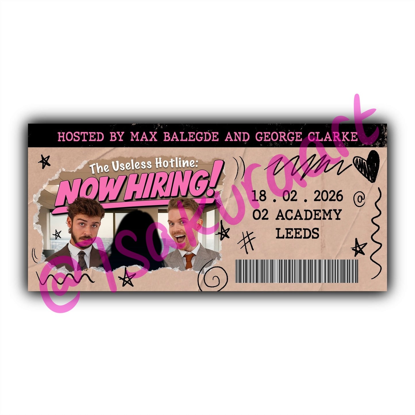 The Useless Hotline 2026 Tour Souvenir Tickets