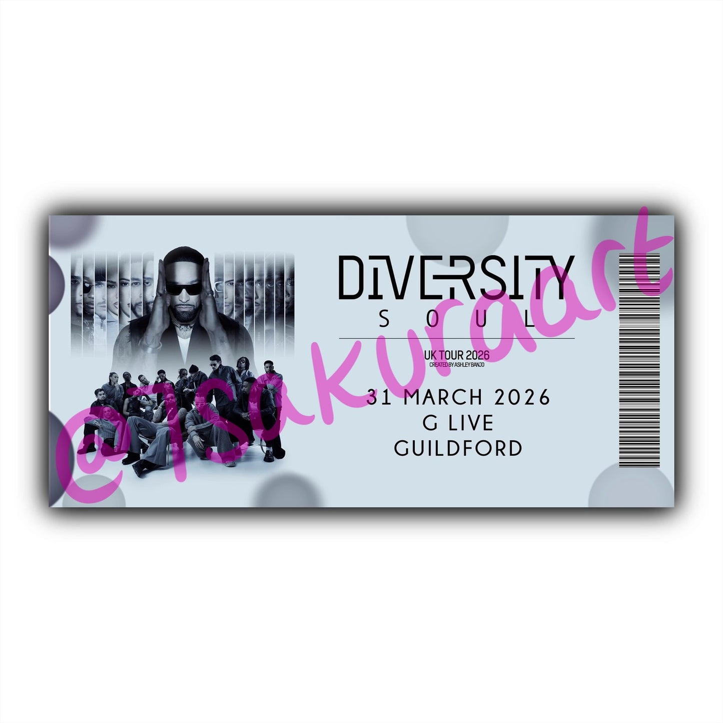 D Dance Group 2026 Tour Souvenir Tickets