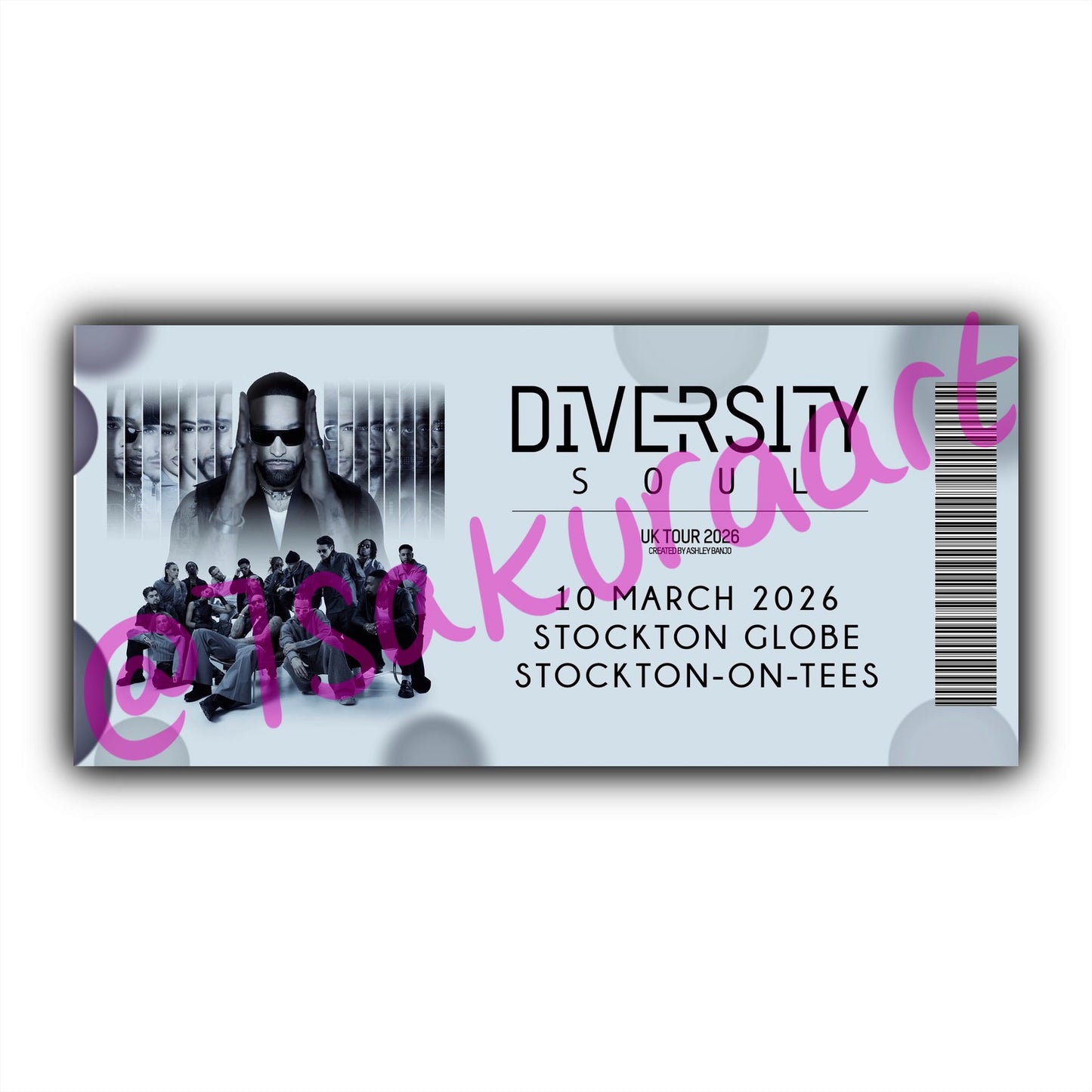 D Dance Group 2026 Tour Souvenir Tickets