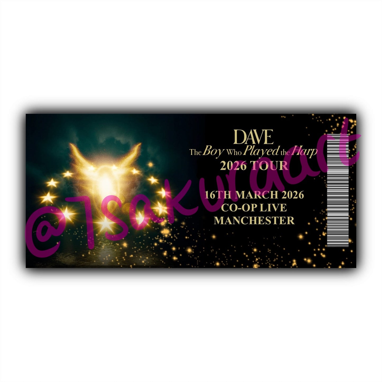 D 2026 Tour Souvenir Tickets