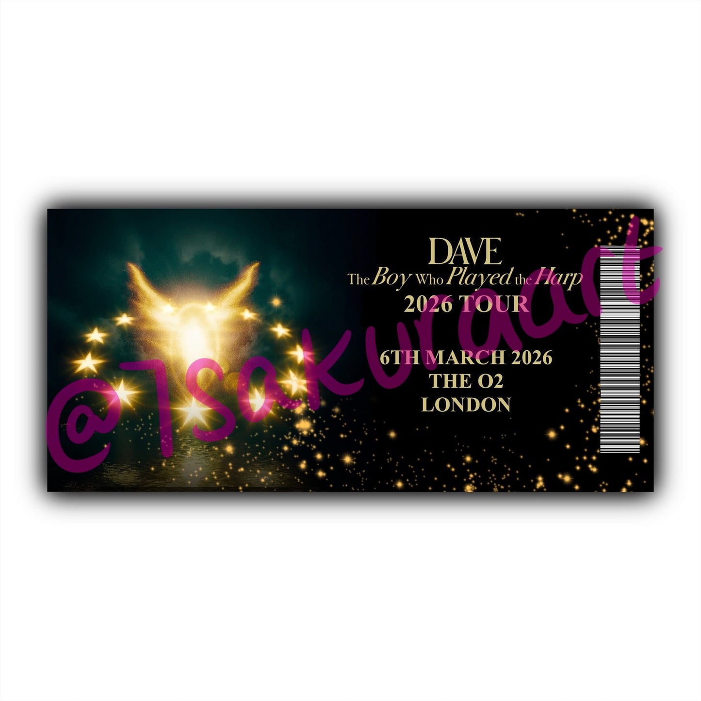 D 2026 Tour Souvenir Tickets