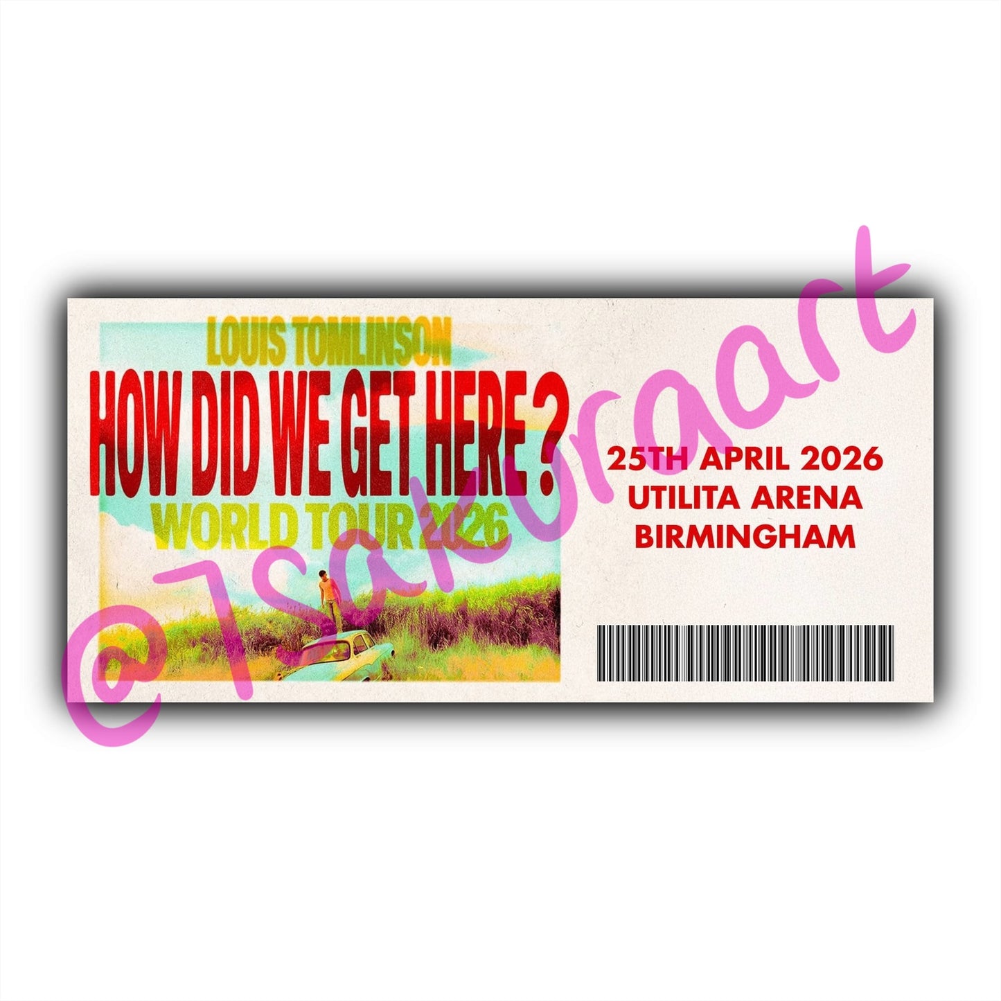 LT 2026 Tour Souvenir Tickets