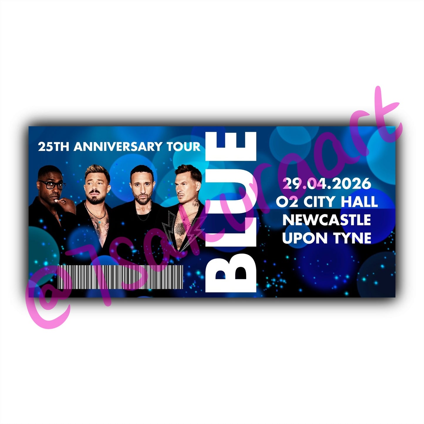 B, 25th Anniversary Tour Souvenir Tickets, 2026 Tour