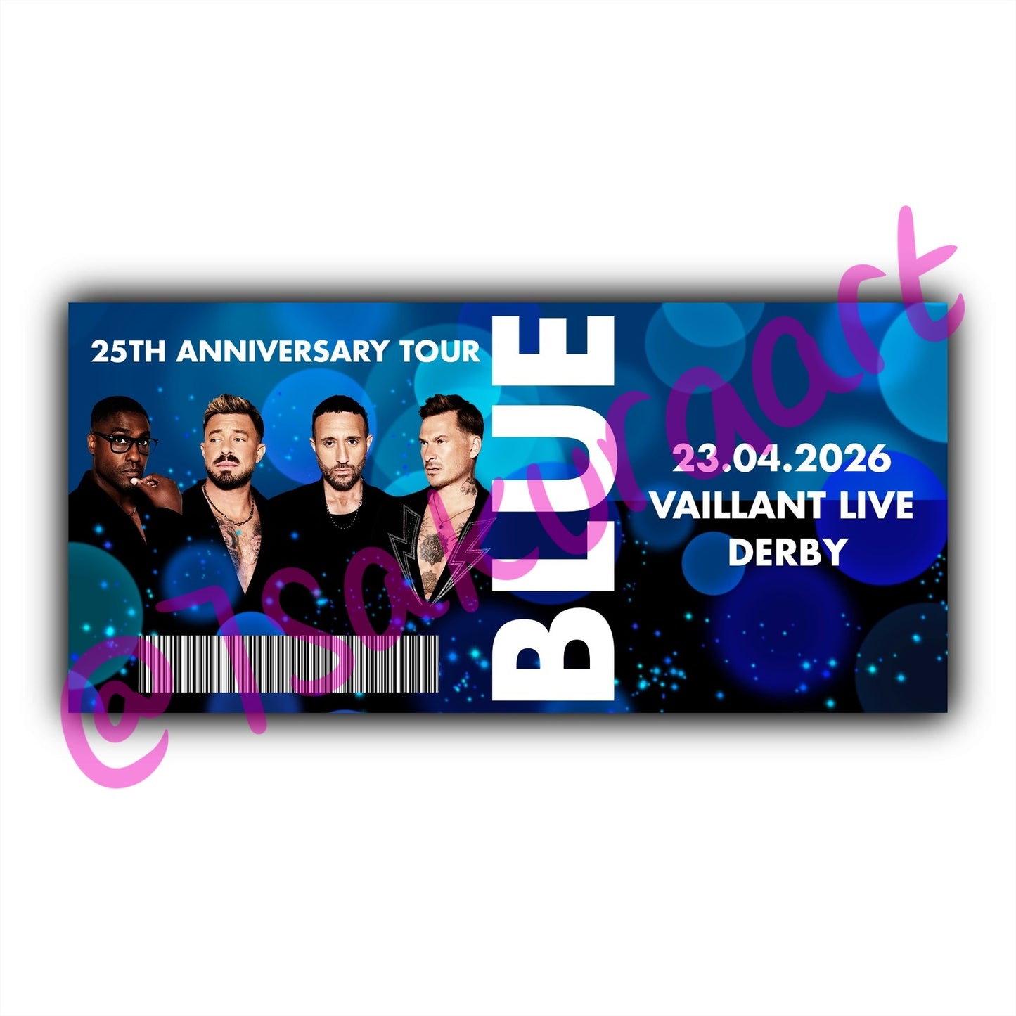 B, 25th Anniversary Tour Souvenir Tickets, 2026 Tour