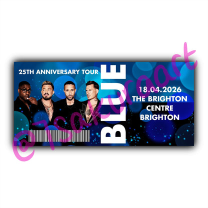 B, 25th Anniversary Tour Souvenir Tickets, 2026 Tour