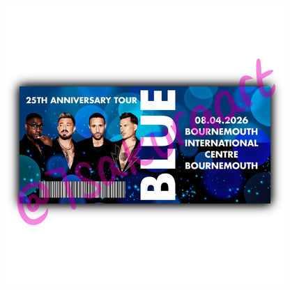 B, 25th Anniversary Tour Souvenir Tickets, 2026 Tour