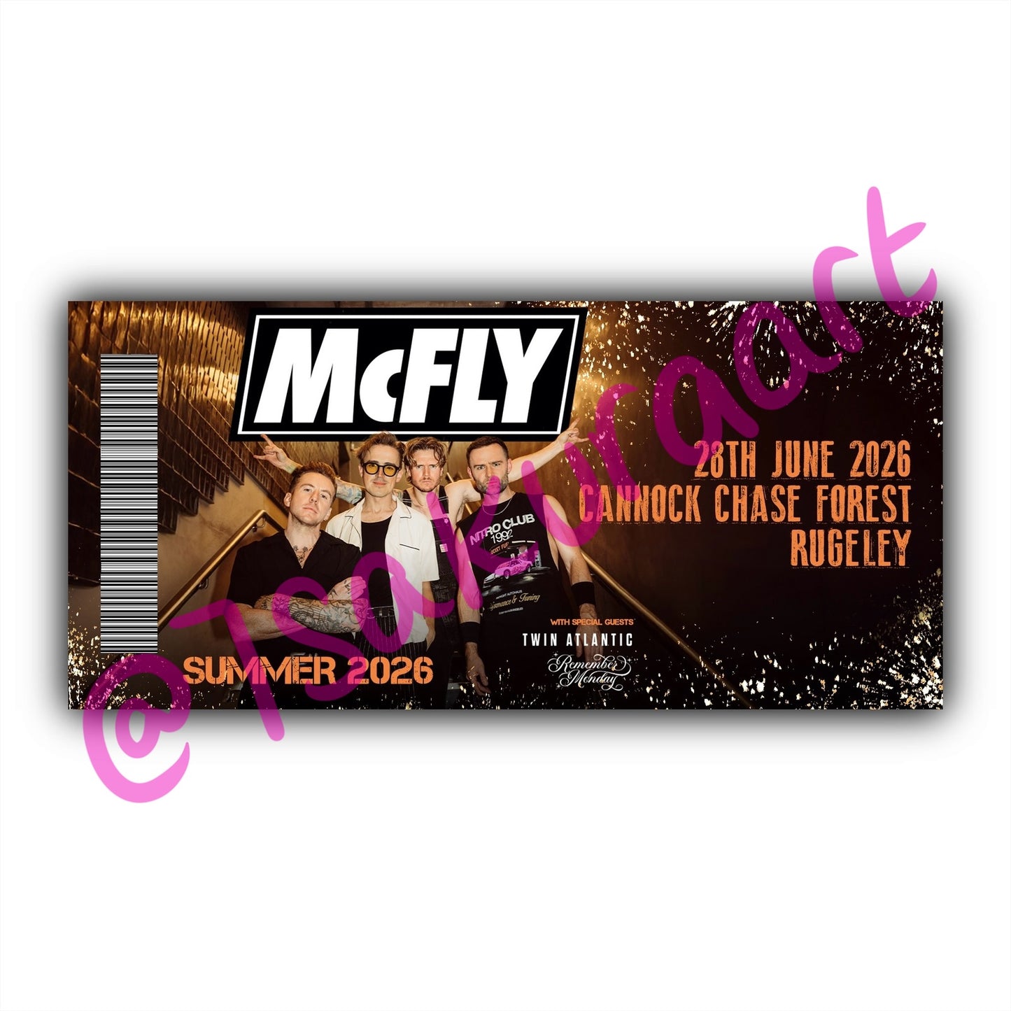 M 2026 Tour Souvenir Tickets