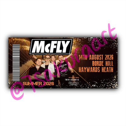 M 2026 Tour Souvenir Tickets