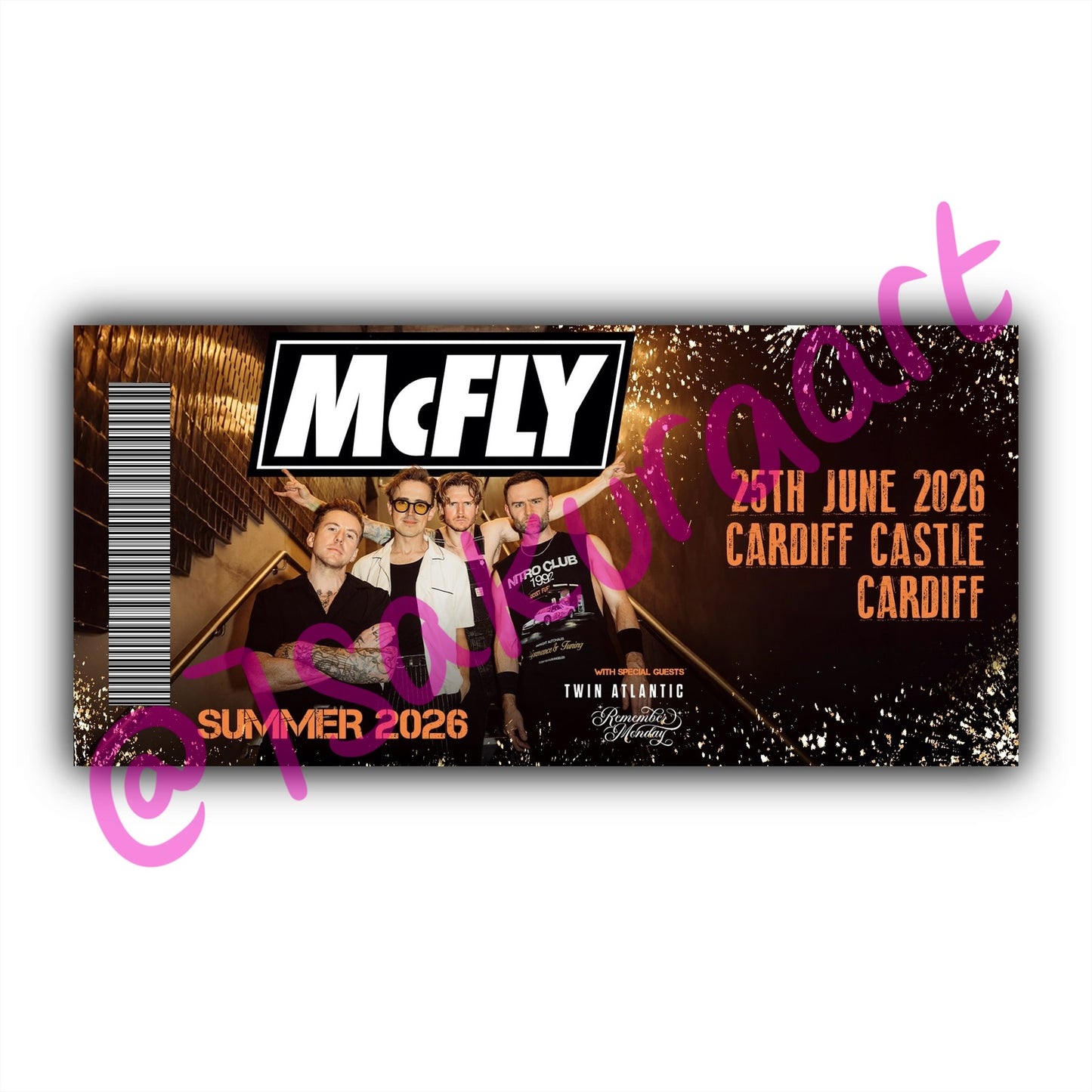 M 2026 Tour Souvenir Tickets