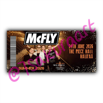 M 2026 Tour Souvenir Tickets