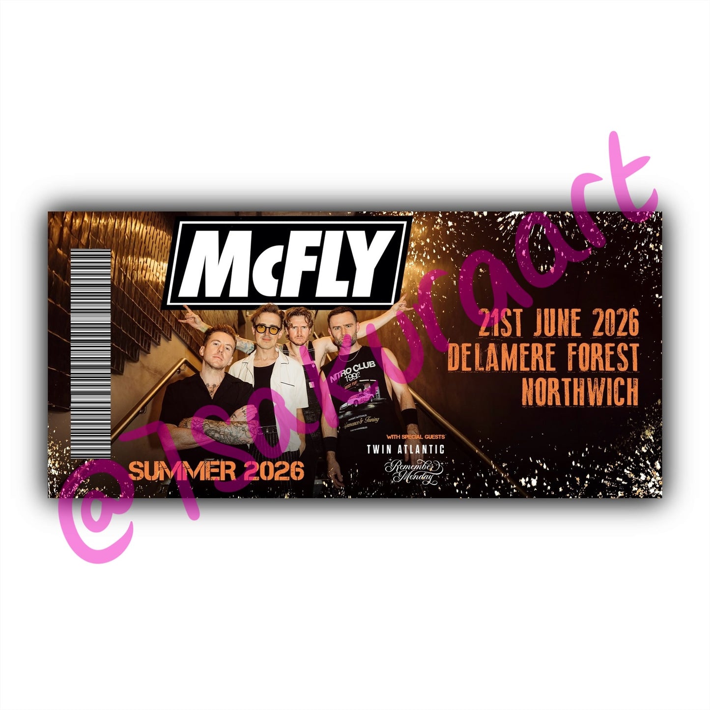 M 2026 Tour Souvenir Tickets