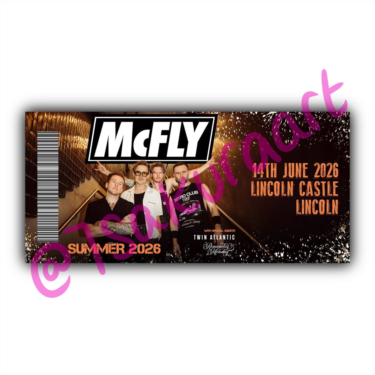 M 2026 Tour Souvenir Tickets
