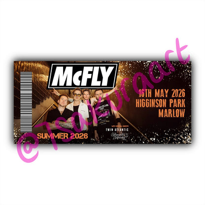 M 2026 Tour Souvenir Tickets