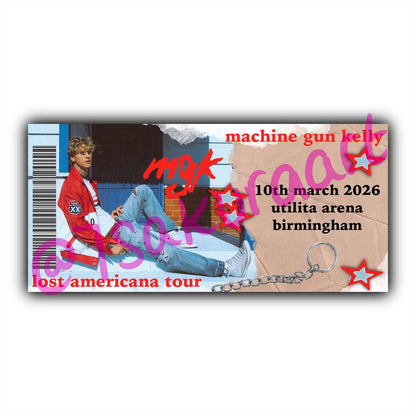 MGK 2026 Tour Souvenir Tickets