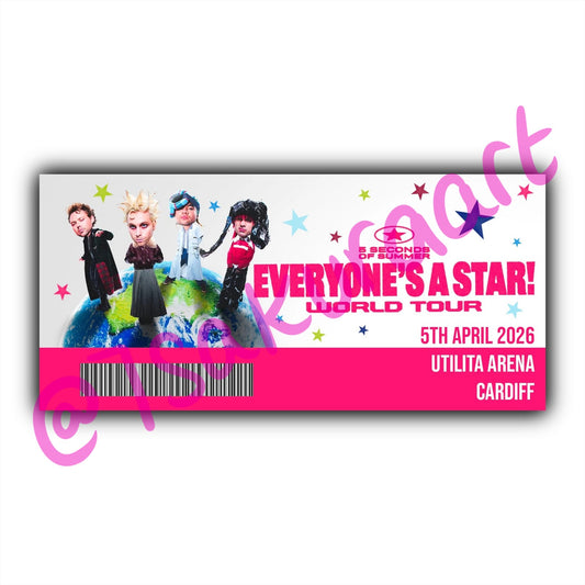 5S 2026 Tour Souvenir Tickets