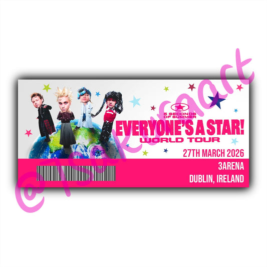 5S 2026 Tour Souvenir Tickets