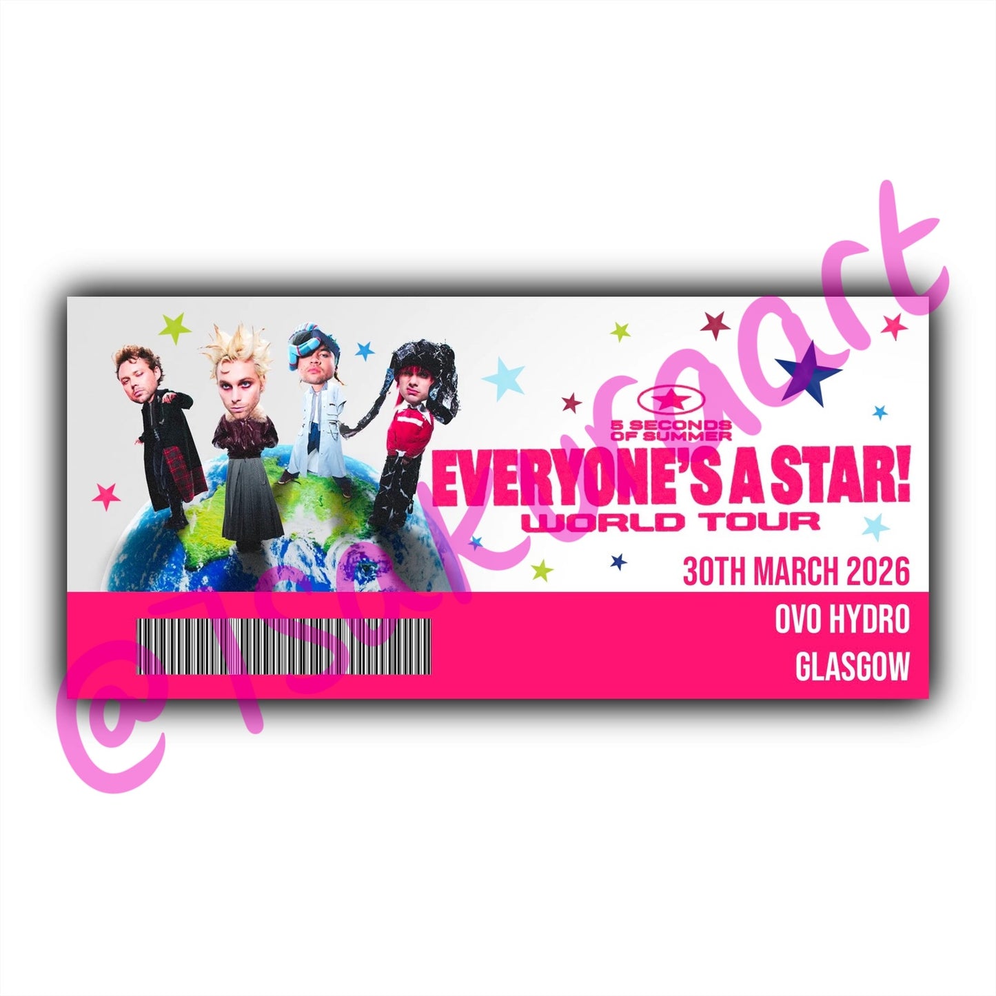 5S 2026 Tour Souvenir Tickets