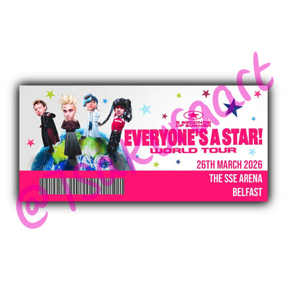 5S 2026 Tour Souvenir Tickets