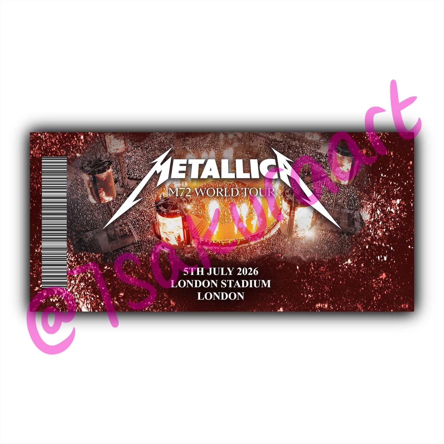 M 2026 Tour Souvenir Tickets