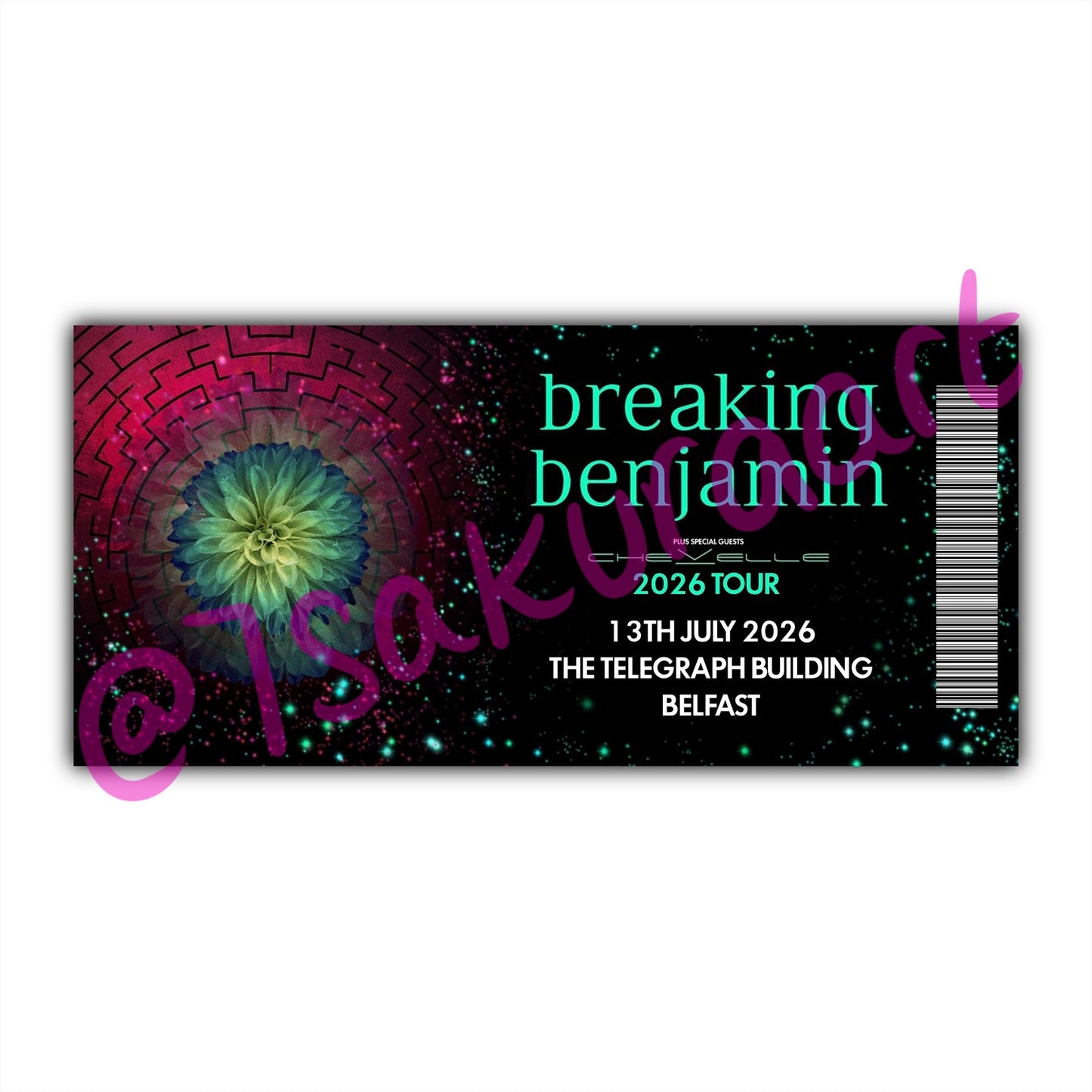 BB 2026 Tour Souvenir Tickets