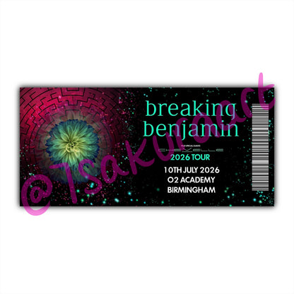 BB 2026 Tour Souvenir Tickets