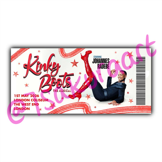 KB The Musical with JR 2026 Theatre Tour Souvenir Tickets