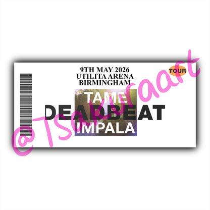 TI 2026 Tour Souvenir Tickets