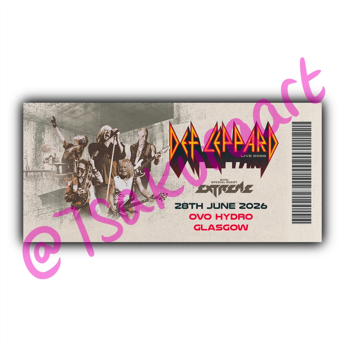 DL 2026 Tour Souvenir Tickets