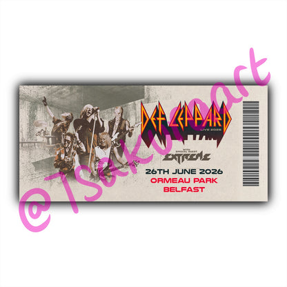 DL 2026 Tour Souvenir Tickets