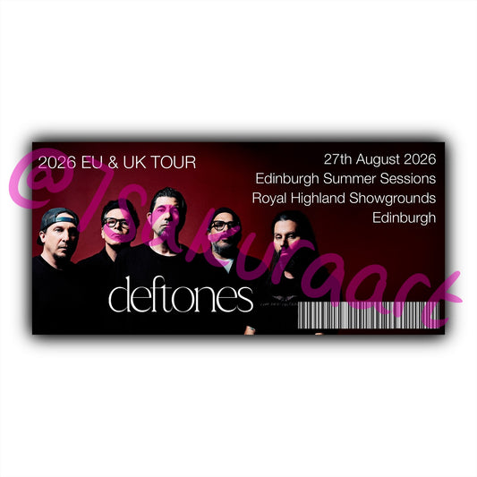 D 2026 Tour Souvenir Tickets