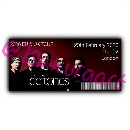D 2026 Tour Souvenir Tickets