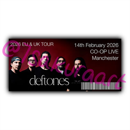 D 2026 Tour Souvenir Tickets