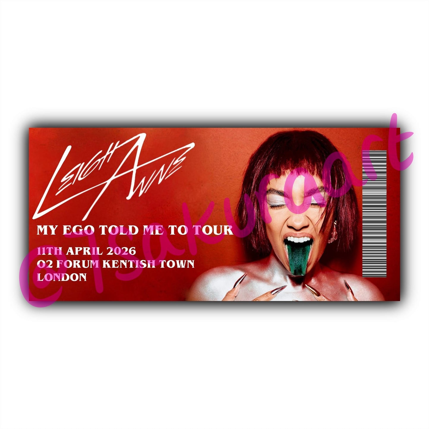 LA 2026 Tour Souvenir Tickets