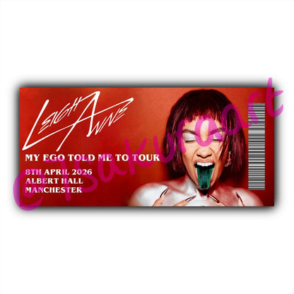 LA 2026 Tour Souvenir Tickets