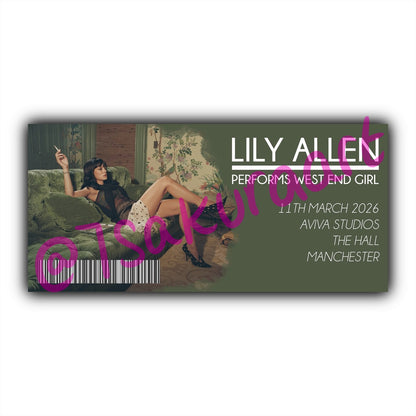 LA 2026 Tour Souvenir Tickets