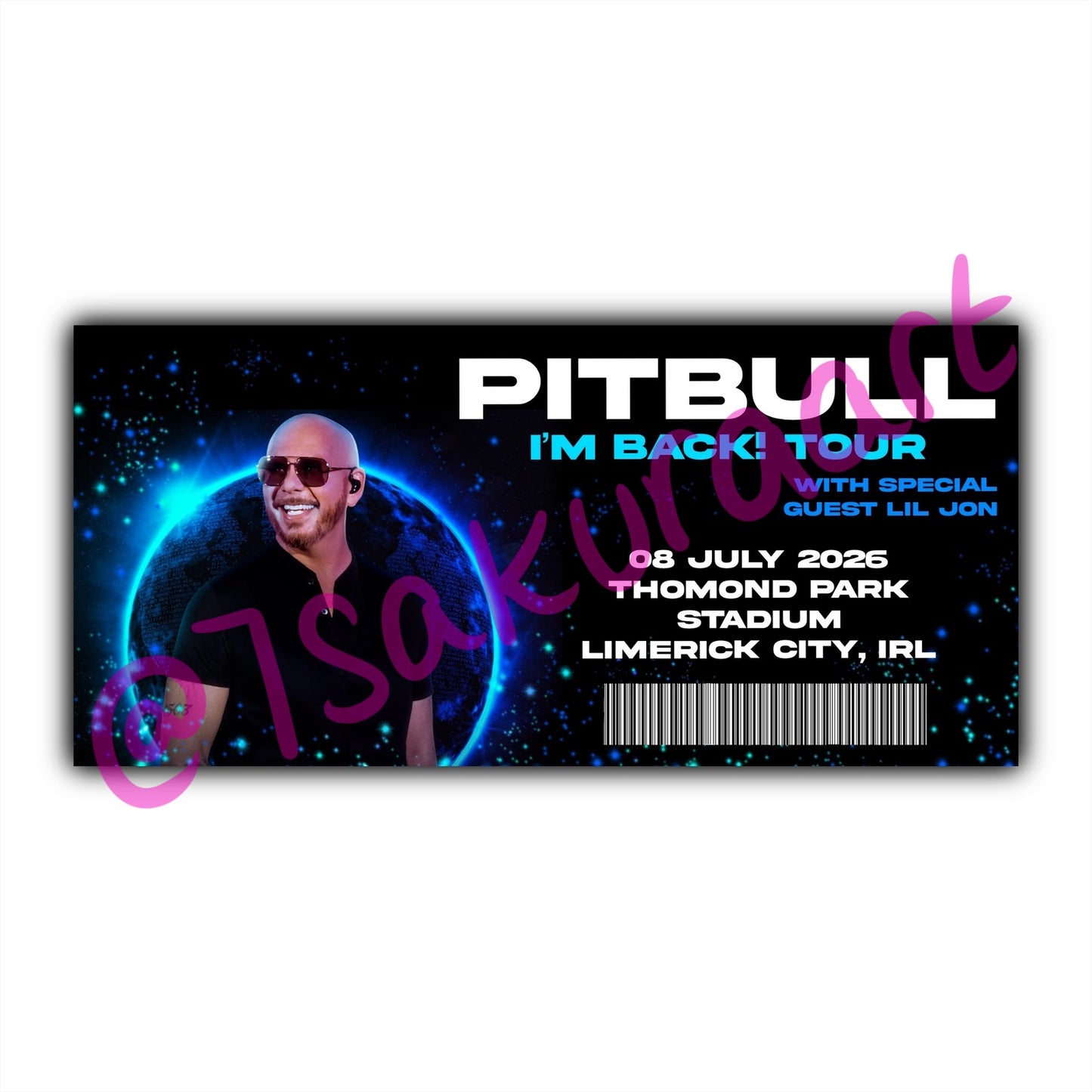 P 2026 Tour Souvenir Tickets