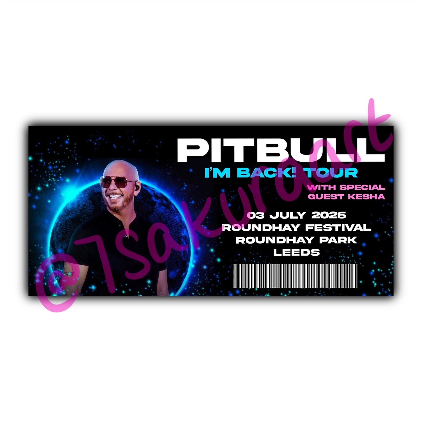 P 2026 Tour Souvenir Tickets