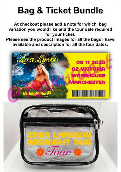 Popstar Tour Concert Bag Clear Stadium Approved PVC Concert Crossbody Bag