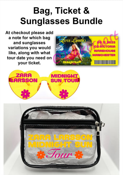 Popstar Tour Concert Bag Clear Stadium Approved PVC Concert Crossbody Bag