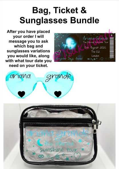 Popstar Tour Concert Bag Clear Stadium Approved PVC Concert Crossbody Bag