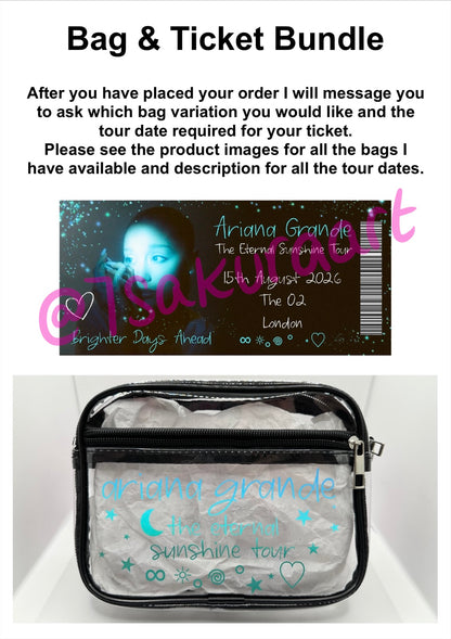 Popstar Tour Concert Bag Clear Stadium Approved PVC Concert Crossbody Bag