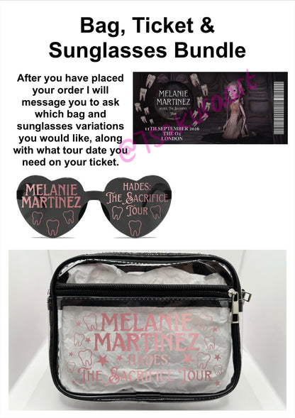 MM 2026 Tour Concert Bag Clear Stadium Approved PVC Concert Crossbody