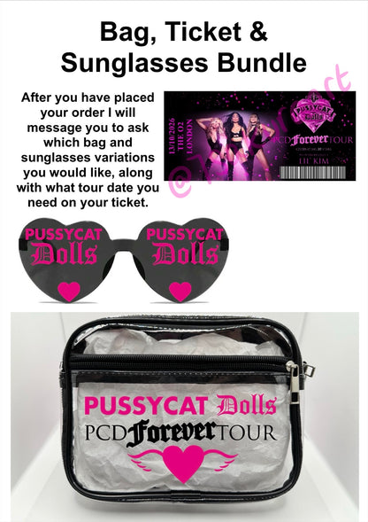TPD 2026 Tour Concert Bag Clear Stadium Approved PVC Concert Crossbody
