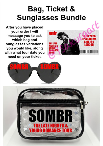 Popstar Tour Concert Bag Clear Stadium Approved PVC Concert Crossbody Bag