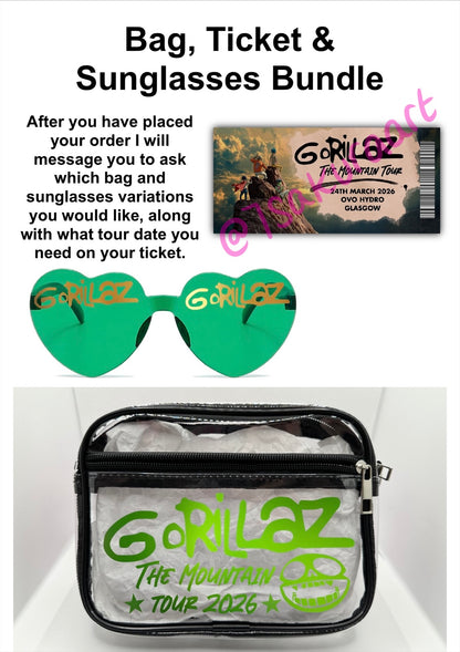 G 2026 Tour Concert Bag Clear Stadium Approved PVC Concert Crossbody Bag