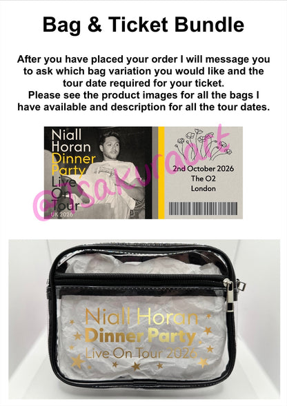 NH 2026 Tour Concert Bag Clear Stadium Approved PVC Concert Crossbody