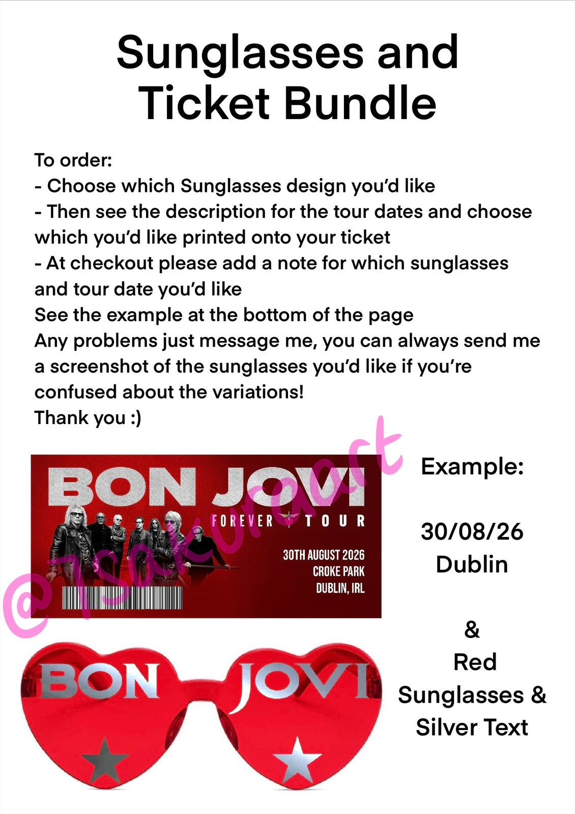 Bon J 2026 Tour Sunglasses
