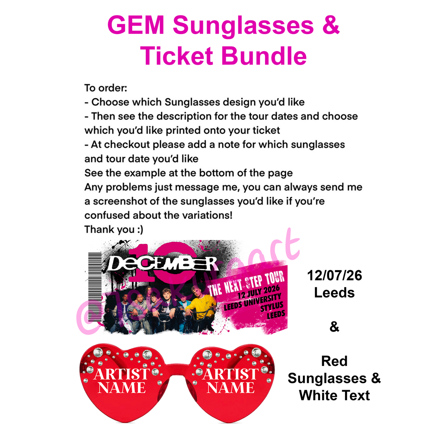 D10 2026 Tour Sunglasses