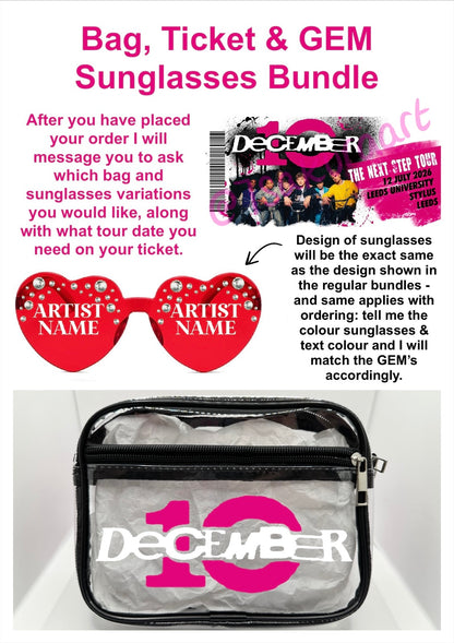D10 2026 Tour Concert Bag Clear Stadium Approved PVC Concert Crossbody